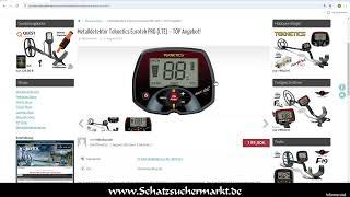 Metalldetektor Teknetics Eurotek PRO (PRO) - Sonderangebot, perfekt für Hobbyeinsteiger