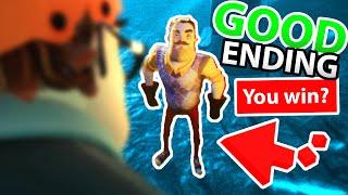 HELLO NEIGHBOR 2 SECRET ALPHA GOOD ENDING!!?! (Hello Neighbor 2 walkthrough)