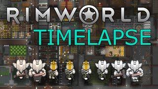 Rimworld Timelapse: 14 year Transhumanist Megabase