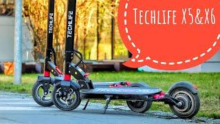 TECHLIFE X5 & X6 ELEKTROROLLER Vergleich - Wrong Way! Rezension