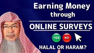 Earning Money Through  Online Surveys Halal or Haram?