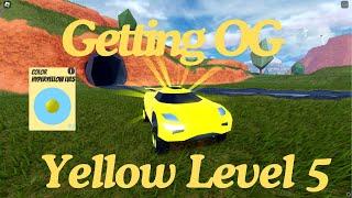 Getting Hyper Yellow Level 5 In Roblox Jailbreak (Under 1% Pity)