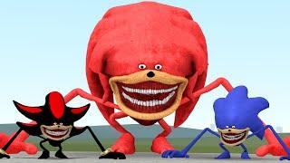 NEW THE KNUCKLES TAPES VS THE SONIC TAPES VS SHADOW TAPES!! In Garry's Mod!