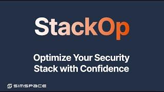 SimSpace's Stack Optimizer (StackOp)