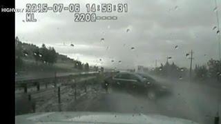 Dashcam video captures Utah highway trooper hit by car