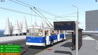 Roblox / (TrP 2.0 TEST) OSVed's Trolleybuses place (TrP) - Route 14