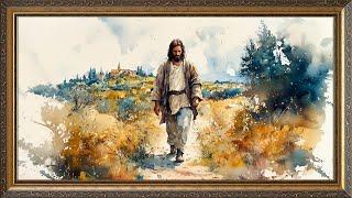 Jesus Christ Art for Your TV | Savior in Bethlehem | Bible Stories Framed TV Art | Sunday TV Art 4K