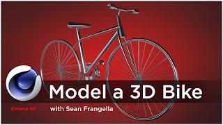 Cinema 4D Modeling Tutorial - How to Model a Bicycle - Sean Frangella