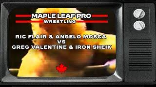 Ric Flair & Angelo Mosca vs Greg Valentine & Iron Sheik | Maple Leaf Wrestling | September 6, 1980