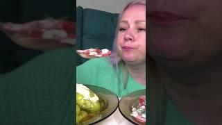 мукбанг салат #перцыфаршированные #mukbang #еда #мукбанг