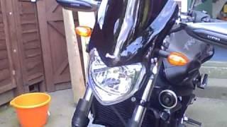 Ermax Screen with LED side lights fitted to FZ6