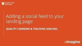 How to embed a social feed into your landing page