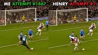 We Recreated Thierry Henry’s Best Goals!