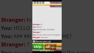 Roblox has its own OMEGLE