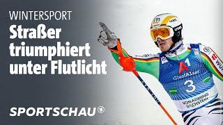 Linus Straßer gewinnt Nachtslalom vor 30.000 Zuschauern in Schladming | Sportschau