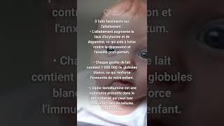 3 faits fascinants sur l’allaitement