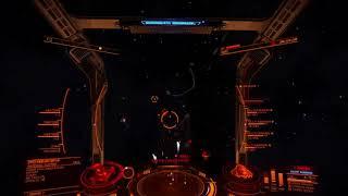 Elite Dangerous PVP PS4 - Diamondback Scout vs Wing Chieftain Cutter Corvette