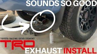 4Runner TRD Exhaust INSTALL- How To