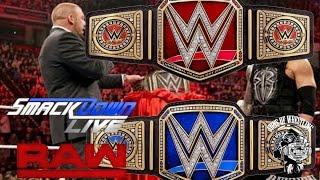 LEAKED WWE UNIVERSAL CHAMPIONSHIP & WWE CHAMPIONSHIP RUMOR