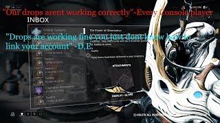 Warframe twitch drops still broken. DE doesnt care.