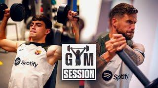  THIS IS WHAT A BARÇA GYM SESSION LOOKS LIKE