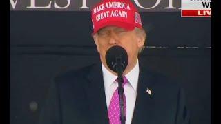 Trump goes on winding tangent during West Point commencement ceremony