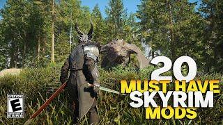 20 Must Have Skyrim Mods I NEVER Play Without in 2024!