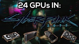 How optimized is Cyberpunk 2077? 24 GPUs Tested (incl. RTX 3000 series, RX 6000 series & older)