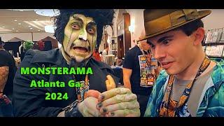 Monsterama Atlanta 2024 full walk through Aug 2024 Horror con masks props collectibles Halloween WOW