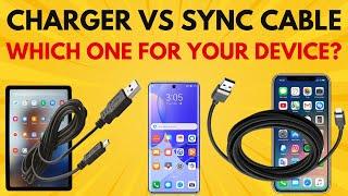 Understanding phone USB cables types, charger vs data transfer cable