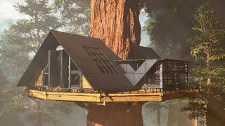 A-Frame Treehouse Base | Build Tutorial | ARK: Survival Ascended