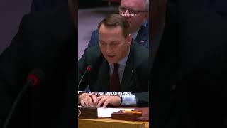 #Peace in #Ukraine must be stable and bring ‘justice,’ Polish FM says at UN