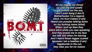 Lil Toe - BLOOD ON MY TIMBS (B.O.M.T) (lyrics)