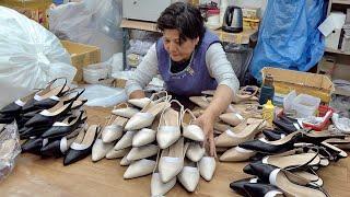 Wie die koreanische High-Heel-Fabrik Tausende von Schuhen in Massenproduktion herstellt