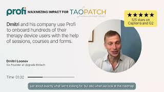 Profi B2B Customer Testimonials with Co-Founder at Upgrade Biotech, Dmitri Leonov