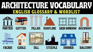 Unlocking Architectural Marvels | Essential English Vocabulary Words for Buildings! #learnenglish