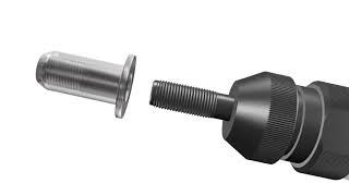 Wrench rivet (threaded rivet) working principle