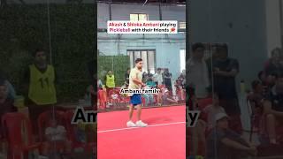 Akash & Shloka Ambani Serve Up Fun Playing Pickleball With Friends! 