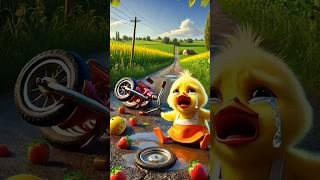 "Duckling’s Sweet Strawberries… Shattered! " #shorts   #ai   #strawberry