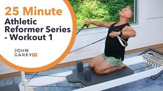 25 Minute Athletic Reformer Workout | Pilates with John Garey