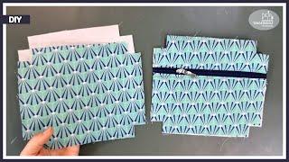 How to make a zipper pouch (sanitary pad pouch, cosmetic pouch)