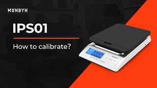 MUNBYN IPS01 How to calibrate？Postal scales for shipping package