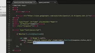 Jquery 22 - Ajax   Part3   Post HTTP Request using Jquery