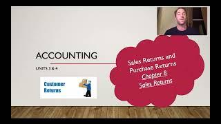 VCE Accounting - Unit 3 - Recording Inventory Sales Returns