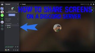 How to screen share on a Discord Server