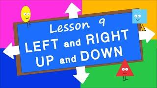 Left, Right, Up, Down. Lesson 9. Educational video for children (Early childhood development).