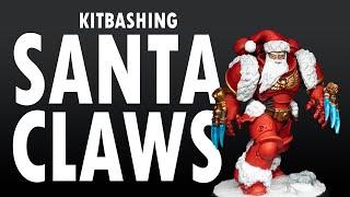 Kitbashing Santa as a Space Marine