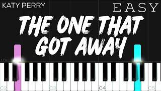 Katy Perry - The One That Got Away | EASY Piano Tutorial