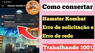 Como corrigir erro de conexão de rede do Hamster Kombat - Solução rápida e fácil 2024