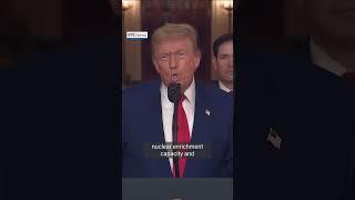 Trump says US attack ‘obliterated’ Iran nuclear sites
